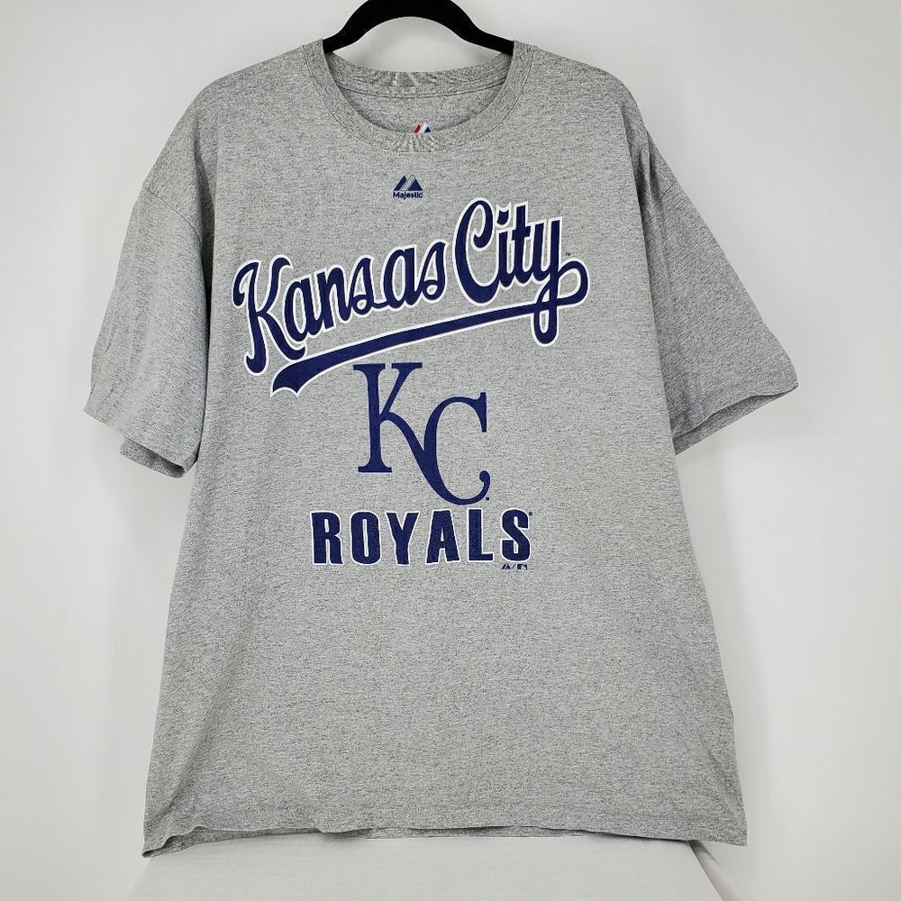 MLB Majestic Kansas City Royals Crew Neck T-Shirt 2XL